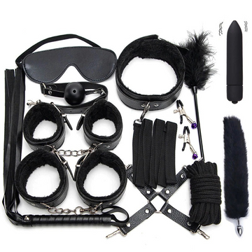 PU Leather Erotic Fetish Kits / Bondage BDSM Toys For Couples - EVE's SECRETS